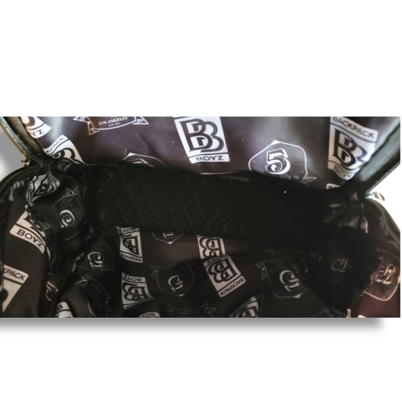 Backpack Boyz White Cherry Gelato Print Backpack Five (5) Points Los Angeles - Picture 13 of 16